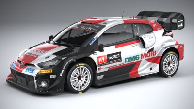 Toyota Yaris GR WRC 2022 LowPoly