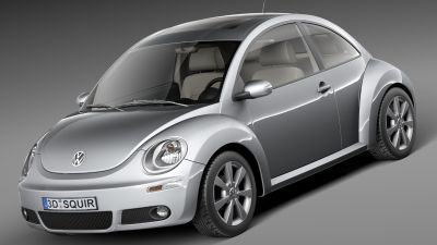 Volkswagen Beetle 2005-2011 3D Model