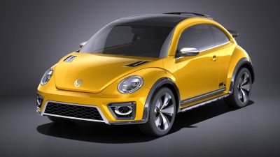 Volkswagen Beetle Dune Concept 2014 VRAY