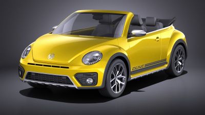 Volkswagen Beetle Dune Convertible 2017 VRAY