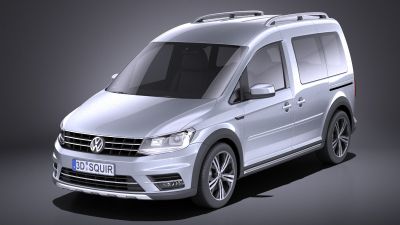 Volkswagen Caddy Alltrack 2018 VRAY