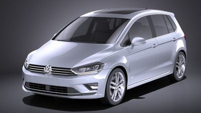 Volkswagen Golf Sportsvan 2015 VRAY