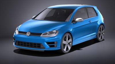 Volkswagen Golf VII R 2014 VRAY