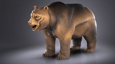 Wallstreet Bear Sculpture