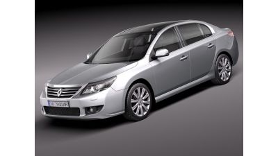 Renault Latitude 2011 3D Model