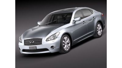 Infiniti M35h 2011 3D Model