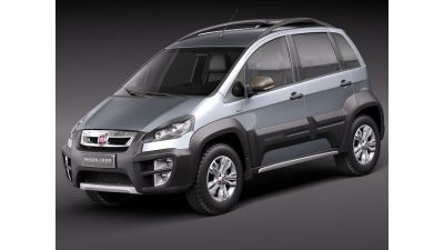 Fiat Idea Adventure 2011 3D Model