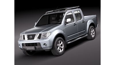 Nissan Navara 2010 Pickup Truck 3D Model