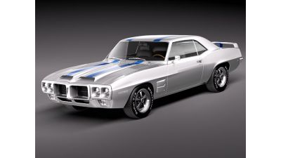 Pontiac Firebird Trans Am 1969 3D Model