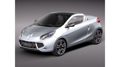 Renault Wind 2011 Compact Coupe 3D Model
