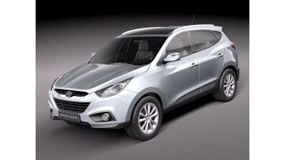Hyundai ix35 2011 SUV Crossover 3D Model