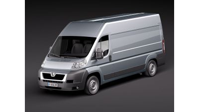 Peugeot Boxer 2006-2010 LWB 3D Model