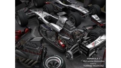 F1 Mclaren Mercedes 2005