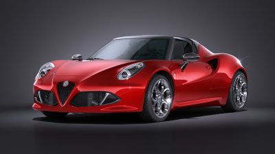 Alfa Romeo 4C Spider 2016 VRAY