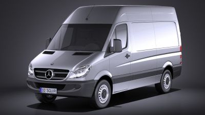 Mercedes-Benz Sprinter II van short high VRAY