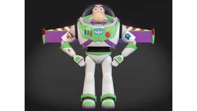 Buzz Lightyear Toy Story rigged for 3dsmax