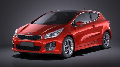 Kia Pro Ceed GT-line 2017 VRAY