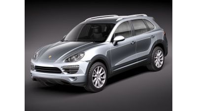 Porsche Cayenne 2011 3D Model