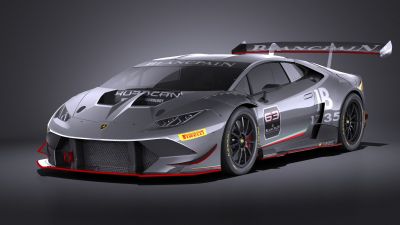 Lamborghini Huracan LP-620 2 Super Trofeo 2017 VRAY