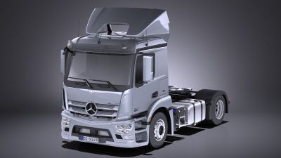 Mercedes-Benz Antos 2016 Semi Truck VRAY