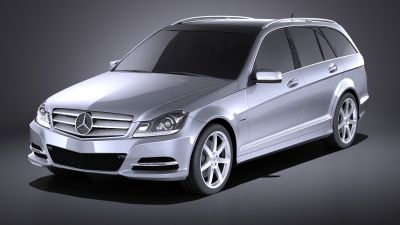 Mercedes-Benz C-class Estate 2012 VRAY