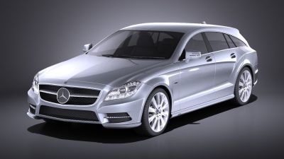 Mercedes-Benz CLS Shooting Brake 2013 VRAY