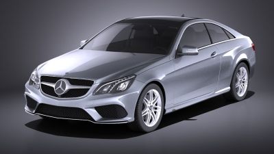Mercedes-Benz E class Coupe 2015 VRAY