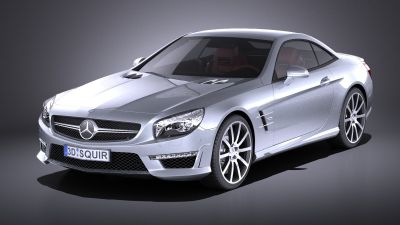 Mercedes-Benz SL 63 AMG 2015 VRAY