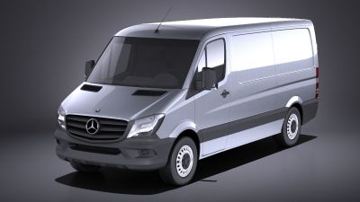 Mercedes-Benz Sprinter short low 2017 VRAY
