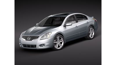 Nissan Altima Sedan 2010 3D Model
