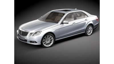 Mercedes-Benz E-class Sedan 2010 hipoly