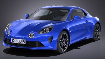 LowPoly Alpine A110 2018