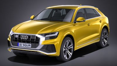 LowPoly Audi Q8 S-line 2019