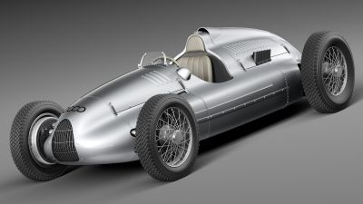Auto Union Type D 1938 Race Car
