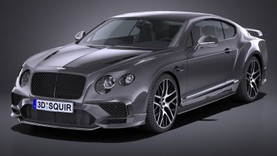 Lowpoly Bentley Continental Supersports 2018