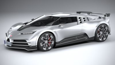 Bugatti Centodieci 2020 LowPoly