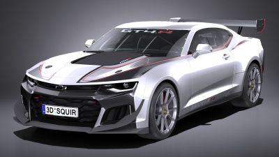 Chevrolet Camaro GT4R LowPoly 