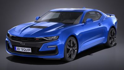 Chevrolet Camaro SS 2019 LowPoly