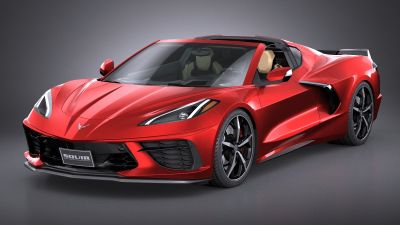 Chevrolet Corvette C8 Stingray 2020 LowPoly