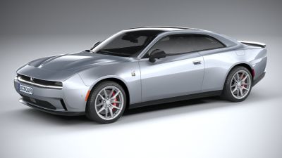Dodge Charger Daytona 2024 LowPoly