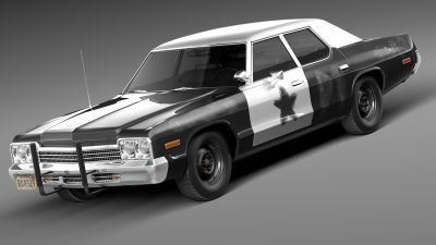 Dodge Monaco 1974 Bluesmobile