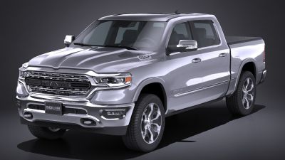 LowPoly Dodge Ram 1500 2019