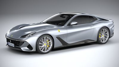 Ferrari BR20 2021 LowPoly