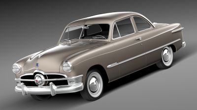 Ford Club Coupe 1950 Shoebox