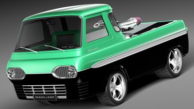 Ford E100 Econoline pickup 1961-1967 FREE SAMPLE MODEL