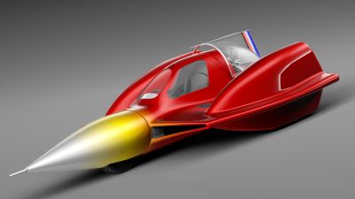 Turbo Sonic Concept Car Free Sample Model