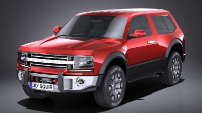 LowPoly Generic 4x4 2018