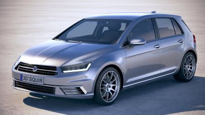 Generic Hatchback Golf-style 2018