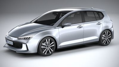 Generic Hatchback v1 2022 LowPoly