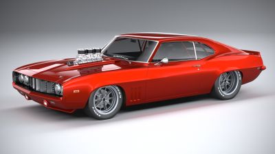 Generic classic muscle car